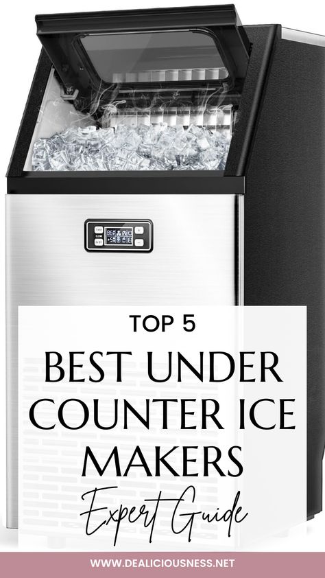 Dealiciousness.net Picks the Top 5 Best Under Counter Ice Makers. We rigorously tested and meticulously rated a wide range of under-counter ice makers, examining every aspect that matters in an appliance designed to keep your drinks perfectly chilled. From ice production capacity to ease of installation and maintenance. We’re here to guide you toward the ideal investment for your ice-cold desires. Replace Dishwasher With Ice Maker, Built In Under Cabinet Ice Maker, Kitchen Island With Ice Maker, Under Cabinet Ice Maker, Under Counter Ice Maker Built Ins, Ice Maker Countertop, Built In Ice Maker In Kitchen, Ice Maker In Kitchen Built Ins, Butler Cabinet