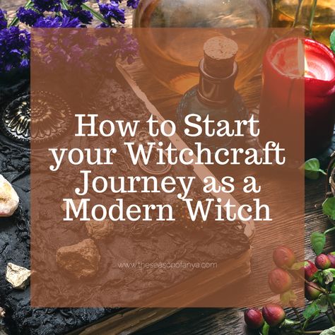 Learn how to become a modern witch with the season of Anya. Witchcraft is real, and I will share with you how to learn the ways of real witchcraft, from a real witch. Getting Back Into Witchcraft, How To Start Practicing Witchcraft, Getting Into Witchcraft, Book Of Shadows For Beginners, 30 Days Of Witchcraft, Beginner Witch Rituals, First Steps To Becoming A Witch, Witch Beginner Tips, Basics Of Witchcraft