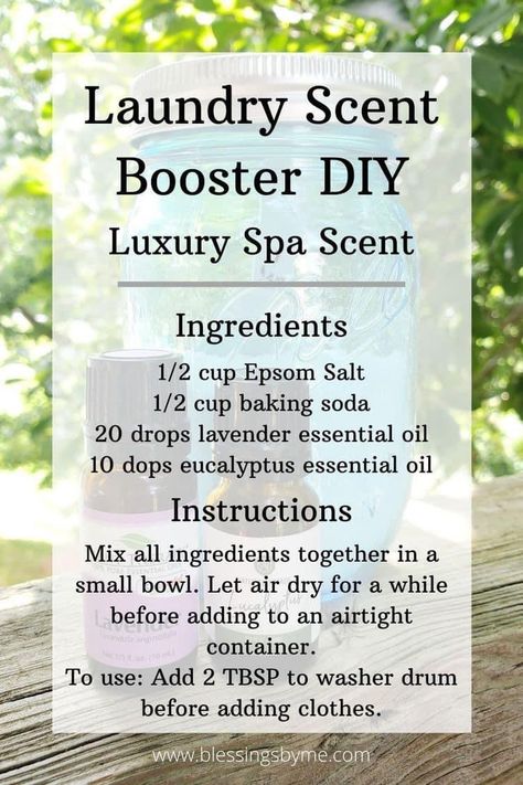 Scent Booster Diy, Laundry Scent Booster, Diy Luxury, Laundry Scent Boosters, Homemade Cleaning Supplies, Essential Oil Diffuser Blends Recipes, Laundry Scents, Scent Booster, Diy Cleaning Solution