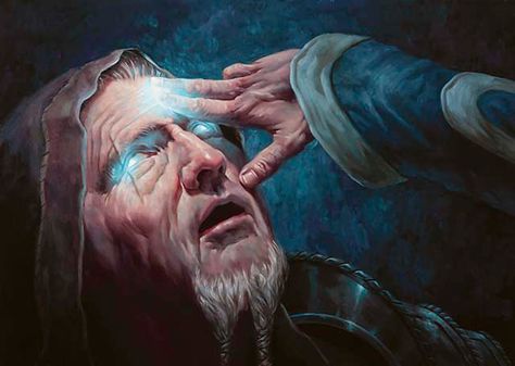 Mind Sculpt (2012) - Michael C. Hayes Fantasy Wizard, Fantasy Writer, Paper Museum, Mtg Art, Super Powers Art, Fantasy Story, Dnd Art, Mystical Art, Fantasy Aesthetic