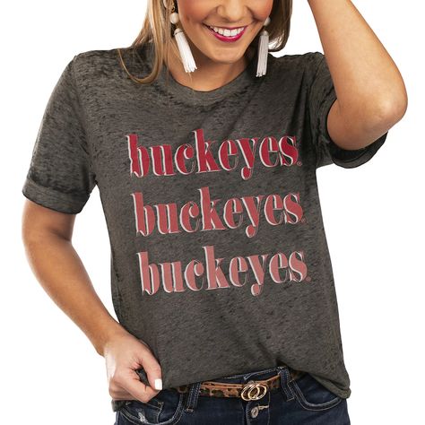 Women's Charcoal Ohio State Buckeyes Better Than Basic Gameday Boyfriend T-Shirt Nc State Wolfpack, Houston Cougars, Gameday Couture, Boyfriend T Shirt, Boyfriend Style, Georgia Bulldogs, Boyfriend Fit, Fashion Tees, Sports Women