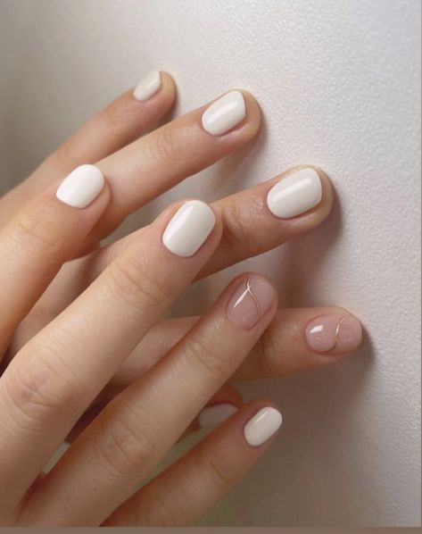 Minimal Nails Art, Asian Nails, Hello Nails, Simple Gel Nails, Minimal Nails, Casual Nails, Blush Nails, Pretty Gel Nails, Cute Gel Nails