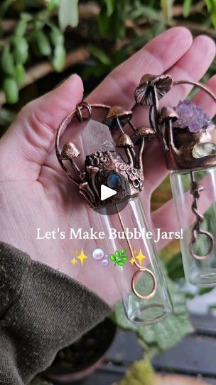 1.8K reactions · 178 shares | These would be perfect to wear to a festival or a ren faire, don't you think!?🫧✨️🌿
.
#electroforming #bubbles #uniquejewelry #bubblewand  #whimsicalaesthetic #whimsicalart #fairycore #sculpture #clayart #jewelrymaking #diy #handmadejewlery #renfaire | Wild Pixie Co | Alan Gogoll · Mulberry Mouse (Daydream Version) Ren Faire Outfits, Wire Jewerly, Handmade Jewlery, Bubble Wands, Love Drawings, Clay Creations, Whimsical Art, Crafts To Sell, Clay Art