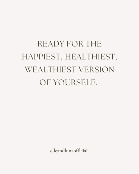 Ready for the happiest, healthiest, wealthiest version of yourself? Follow @_elleandlunaofficial_ to become your best self this year✨️🪽 #personaldevelopment #personalgrowth #selflove #selfdevelopment #selfworth #mindset #selfawareness #selfesteem #empowerment #selfconfidence #manifest #awareness #motivation #selfcare #mindfulness #selfimprovement #growthmindset #selfgrowth Selfworth Quotes, Become Your Best Self, Your Best Self, Self Awareness, Inspiring Quotes, Self Confidence, Best Self, Self Development, Growth Mindset