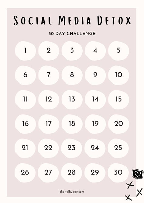 Have you ever thought about taking a break from social media? With so much happening on our feeds every day, it’s easy to feel overwhelmed and burnt out. That’s why a social media detox challenge could be just what you need to refresh your mind, body, and soul. This free printable 30-day tracker will help you stay on track. #socialmedia #challenge #printables #tracker #socialmediadetox 40 Day Social Media Fast, Social Media Break Challenge, No Technology Challenge, No Social Media Challenge, Detox Social Media, Social Media Detox Challenge, Social Media Challenge, Break From Social Media, Social Media Tracker