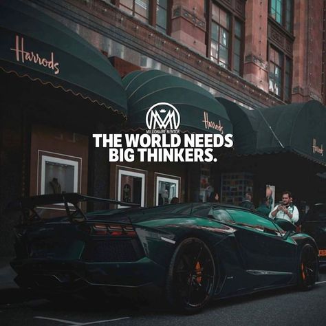 Millionaire Mentor on Instagram: ““Think big” what does it mean? 🤔 If you have something #valuable in mind, a service to offer, an idea to develop, or even your own raw…” Friends Change, Billionaires Club, Kindle Publishing, Millionaire Mentor, Millionaire Quotes, Online Digital Marketing, Youtube Money, Short Movie, Good Motivation