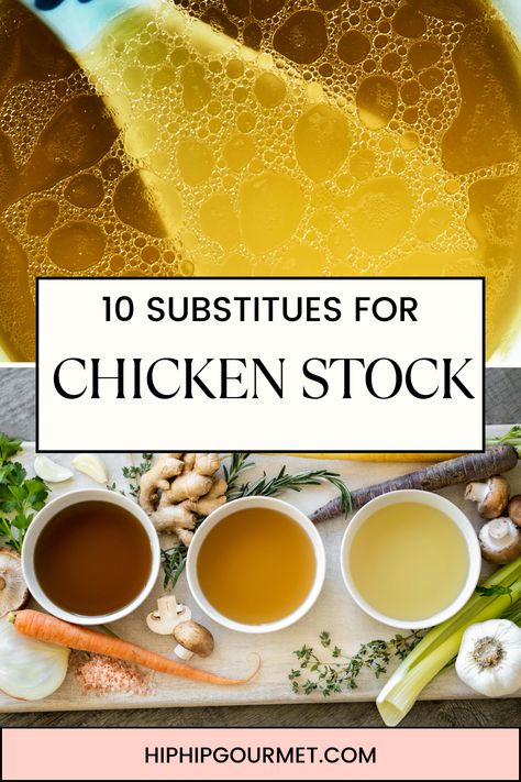 broth in bowls, veggies surrounding Chicken Stock Substitute, Chicken Broth Substitute, How To Make Stock, Mock Chicken, Miso Paste, Vegetable Broth, Best Chicken, Vegetable Stock, Chicken Stock