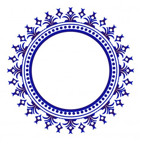 Discover thousands of Premium vectors available in AI and EPS formats Gold Circle Frames, Porcelain Pattern, Frame Ornament, Mandala Design Pattern, Frame Vector, Floral Ornament, בר מצווה, China Blue, Ornament Frame