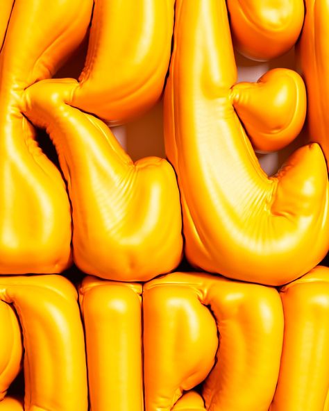 Inflated Typography :: Behance Inflated Typography, Octane Render, 3d Typography, Maxon Cinema 4d, March Madness, Cinema 4d, Typography, Digital Art, Art