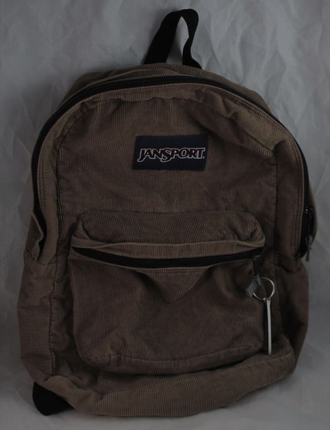 Mochila Jansport, Stylish School Bags, School Bag Essentials, Aesthetic Backpack, Brown Backpacks, Backpack Keychains, Bag Pins, Back Bag, Vintage School