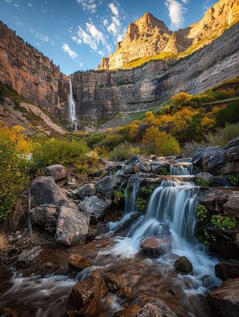 Utah Travel Aesthetic, Salt Lake City Utah Aesthetic, Salt Lake City Utah Winter Aesthetic, Utah Sunset Aesthetic, Bridal Veil Falls, Uintah Mountains Utah, Bridal Veil, Veil, Utah