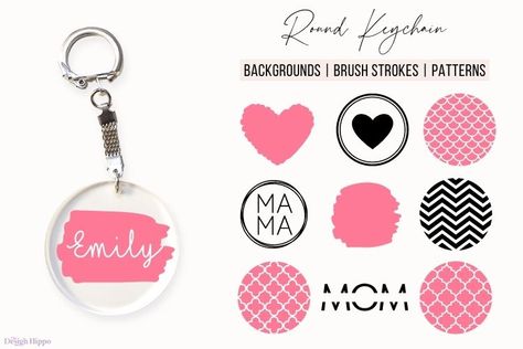 Are you looking for round keychain SVG files? Download 10 free circle acrylic keychain designs for Cricut, including backgrounds, brush strokes, and patterns. via @thedesignhippo Keychain Svgs, Vinyl Keychain Ideas, Keychain Svg Files, Round Keychain Svg, Vinyl Keychain, Keychain Designs, Keychain Svg, Creative Garden Decor, Designs For Cricut