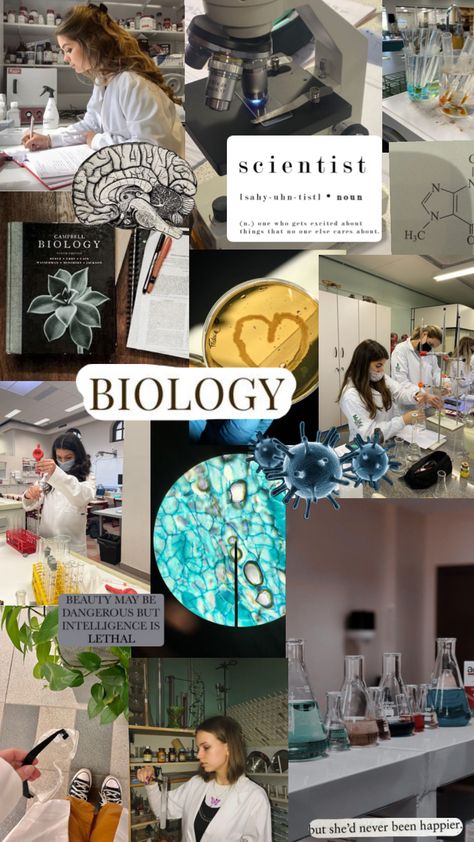 #biologystudentaesthetic Biological Sciences Wallpaper, Biologist Aesthetic Lab, Virology Aesthetics, Bio Student Aesthetic, Biology Aesthetic Wallpaper, Biology Student Aesthetic, Microbiology Aesthetic, Biotechnology Aesthetic, Biologist Aesthetic