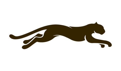 Puma Logo Design, Tiger Logo Design, Leopard Vector, Panther Tattoos, Cheetah Logo, Animal Stencil Art, P Logo Design, Ram Tattoo, Jaguar Leopard