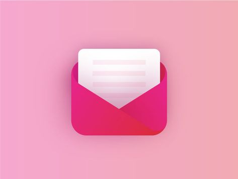 Cute Mail Icon, Email Icon Aesthetic, Email Aesthetic, 3d Envelope, Envelope Icon, Pastel Pink Icons:), Snail Mail Pen Pals, Email Icon, Honey Packaging