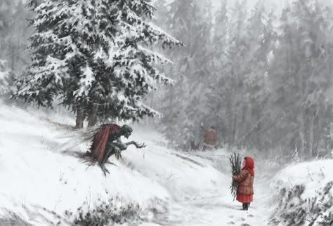 Jakub Rozalski, Baba Jaga, Arte Peculiar, 다크 판타지, Dark Fairy, Our Secret, Wow Art, Creepy Art, Arte Fantasy