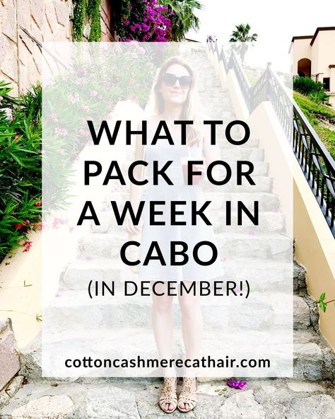 Cabo Casual Outfits, Winter Cabo San Lucas Outfits, December Mexico Outfits, Clothes For Cabo San Lucas, Mexico Packing List Cabo San Lucas, Dresses For Cabo San Lucas, Mexico December Outfits, Cabo Travel Outfit, Christmas In Cabo San Lucas