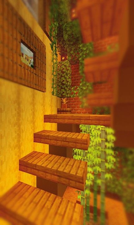 Minecraft Stair Design Ideas, Minecraft Floating Stairs, Modern Minecraft Stairs, Spiral Staircase Minecraft Ideas, Minecraft Stair Case Ideas, Mincraft Stairway, Cute Minecraft Staircase, Minecraft Building Ideas Stairs, Minecraft Stair Railing