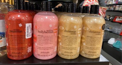 #fyp Philosophy creams | body care | christmas scents | body wash Philosophy Body Wash Collection, Philosophy Christmas Body Wash, Philosophy Body Wash Christmas, Philosophy Aesthetic Body Wash, Philosophy Body Wash Aesthetic, Christmas Body Care, Christmas Body Wash, Philosophy Christmas, Philosophy Body Wash