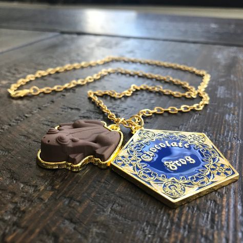 Harry Potter Chocolate Frog Pendant Necklace So Realistic!!! The Frog Looks And Feels Like Real Chocolate (But It’s Not) Goldtone Chain New! In Original Package A Great Gift For The Harry Potter Fan! Bundle With Some Of My Harry Potter Enamel Pins For A Private Offer Thanks For Looking! 995x3 Harry Potter Chocolate, Harry Potter Necklace, Frog Pendant, Chocolate Frog, Boston Shearling, Birkenstock Boston Shearling, Harry Potter Fan, The Frog, Blue Gold