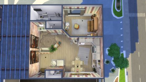 Mod The Sims - 910 Medina Studios - Cozy Apartment 910 Medina Studios Sims 4 Layout, 930 Medina Studios Sims 4 Layout, Sims 4 910 Medina Studios, 920 Medina Studios Sims 4 Layout, 910 Medina Studios Sims 4 Floorplan, 930 Medina Studios Sims 4, Sims Apartment, Apartment Layouts, San Myshuno