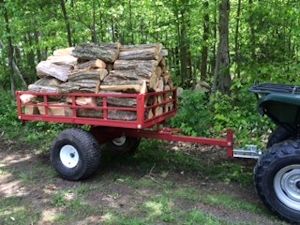 single axle ATV cart Atv Dump Trailer, Atv Utility Trailer, Quad Trailer, Atv Implements, Dump Cart, Mini Tractor, Deer Blind, Trailer Suspension, Homesteading Ideas