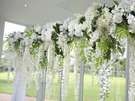 Wisteria Centerpiece Wedding, Wisteria Wedding Backdrop, Wisteria Wedding Decor, Wisteria Backdrop, Wisteria Arch, Pomander Centerpiece, Wisteria Garland, Top Table Flowers, Wisteria Wedding