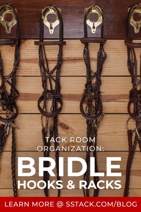 The worst is having a pile of bridles in your tack room with nowhere to put them. What’s an equestrian to do? We have the answer; utilizing bridle hooks and racks. With these handy organizational tools, your bridles will stay untangled, and your tack room will be an organizational masterpiece. Tack Room Ideas Barn, Horse Tack Room Organization, Tack Room Organization Ideas, Tack Room Ideas, Tack Room Organization, Horse Tack Rooms, Room Organization Ideas, Fox Face, Dream Barn