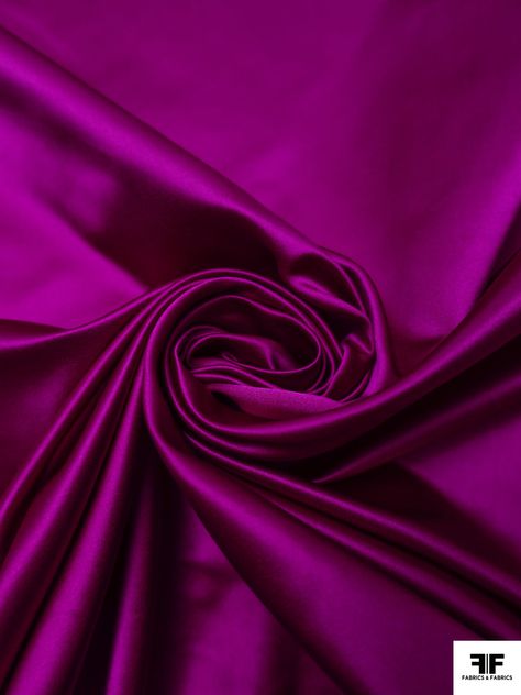 Content: 100% Silk Color: Dark Magenta Width: 58 inches Origin: Italy Shades Of Magenta, Magenta Color Palette, Light Magenta, Dark Magenta Wallpaper, Deep Purple Satin, Magenta Fabric, Dark Magenta, Fashion District, Fabric Yardage