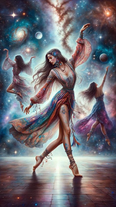 Lemurian People, Woman Phone Wallpaper, Healer Magic, Car Organization Hacks, Stars And Galaxies, Dancing Woman, الفن الرقمي, Divine Feminine Spirituality, Car Organization