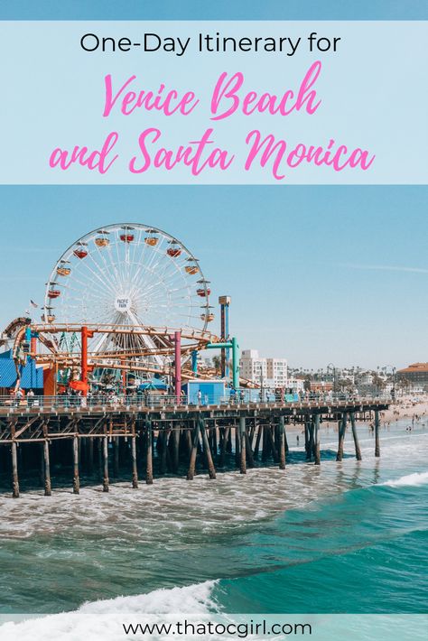 Los Angeles Itinerary, Southern California Travel, Day In La, America Trip, California Life, Cali Trip, California Hikes, Venice Beach California, California Trip