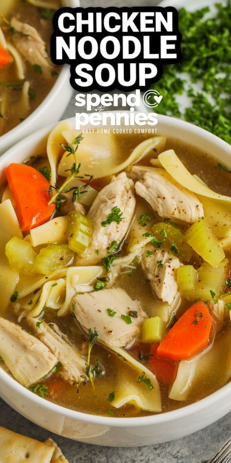 Rotisserie Chicken Soup, Chicken Noodle Soup Recipe Homemade, Best Chicken Noodle Soup, Fresh Tomato Soup, Chicken Noodle Soup Crock Pot, Chicken Noodle Soup Recipe, Homemade Egg Noodles, Chicken Noodle Soup Easy, Homemade Chicken Noodle