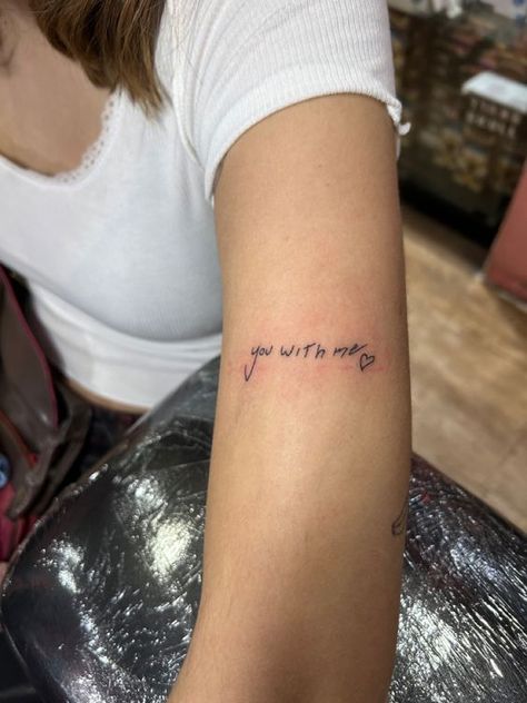 Eilish Tattoo, Billie Eilish Tattoo, Love Yourself Tattoo, Small Chest Tattoos, Lyric Tattoos, Hip Tattoos Women, Petite Tattoos, Dream Tattoos, Little Tattoos