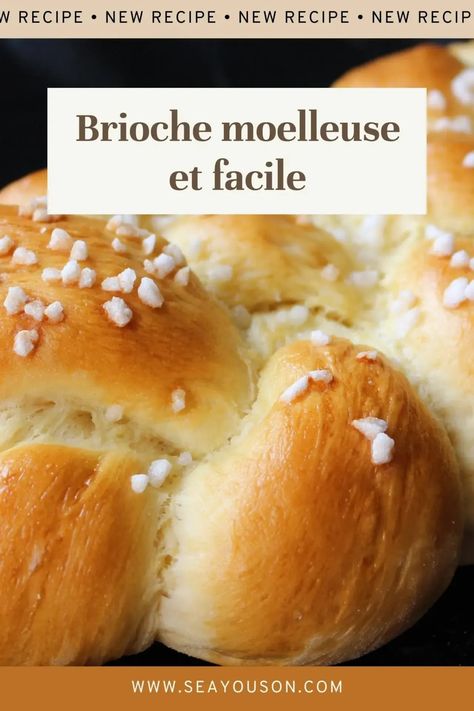 Brioche moelleuse à souhait: la recette facile et rapide - Challah Bread Recipes, Desserts With Biscuits, Challah Bread, Crepe Recipes, Brioche Buns, Bon Appetit, Family Meals, Bread Recipes, Nutella