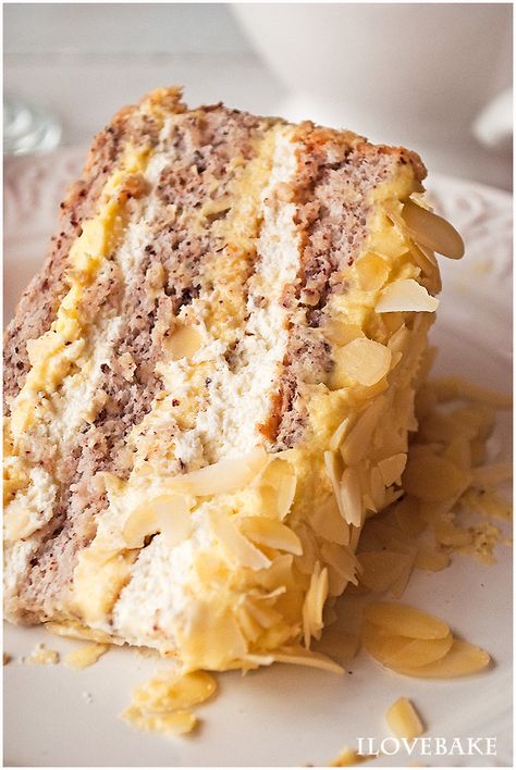 Tort egipski - przepis - I Love Bake Dessert Cake Recipes, Polish Food, Sweets Cake, Culinary Recipes, Sweet Cakes, Sweet Desserts, Homemade Cakes, No Bake Desserts, No Bake Cake