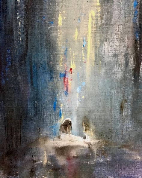 An oil painting born from frustration and pure hopelessness. Forgotten Things Art, Art That Makes You Feel Something, Abstract Emotions Art, Misunderstood Painting, Emotional Oil Painting, Abstract Art Emotions, Meaningful Paintings Inspiration Life, Loneliness Abstract Painting, Abstract Meaningful Art