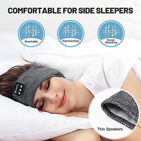 RELAX YOUR MIND AND SLEEP PEACEFULLY Sleeping Headphones, Tech Gifts For Men, Headband Design, Sleep Headphones, Cool Tech Gifts, Sports Headband, Headphones Wireless, Music Headphones, Soft Headbands