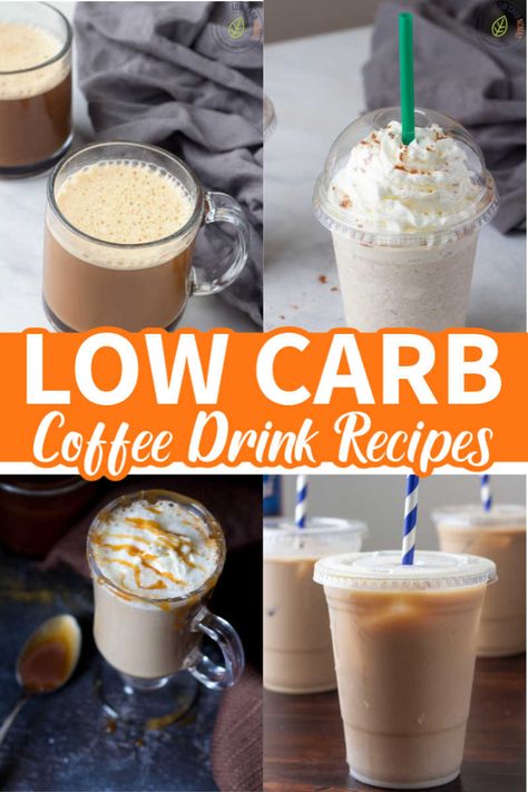 Low Carb Coffee Drinks, Low Carb Coffee Creamer, Speciality Coffee Recipes, Low Carb Coffee, Diy Coffee Drinks, Blended Coffee Drinks, Homemade Coffee Drinks, Fat Coffee, Bulletproof Coffee Recipe