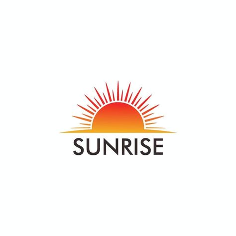 Sunrise Logo Design, Sunrise Logo, Sea Sunset, Tree Saw, Wedding People, Heart Tree, Cityscape Photos, Logo Banners, Sunset Sunrise