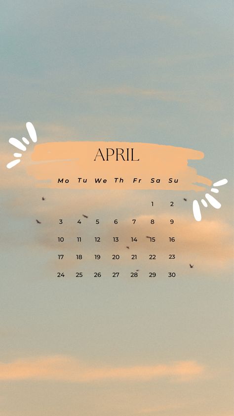 Wallpaper I IPhone I 2023 I April April Wallpapers, Wallpaper April, Monthly Wallpapers, April Wallpaper, Insta Image, Birthday Quotes For Me, Birthday Wallpaper, Cute Desktop Wallpaper, April Birthday