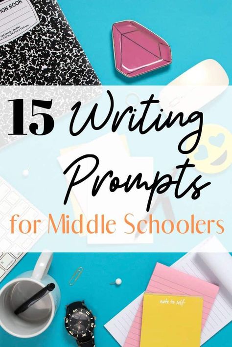 Writing Prompts For Middle School, Middle School Writing Prompts, Creative Writing For Kids, Fun Writing Prompts, Fun Writing Activities, Homeschool Middle School, Homeschool Writing, Writing Prompts For Kids, Middle School Writing