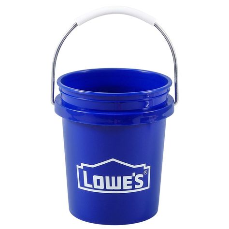 Lowe's Mini Bucket 0.5-Quart Bpa-free Polypropylene Paint Bucket Lowes.com 5 Gallon Buckets, Paint Buckets, Plastic Buckets, Mini Bucket, Food Storage Containers Organization, Paint Supplies, Steel Handle, Buckets, Retail Packaging