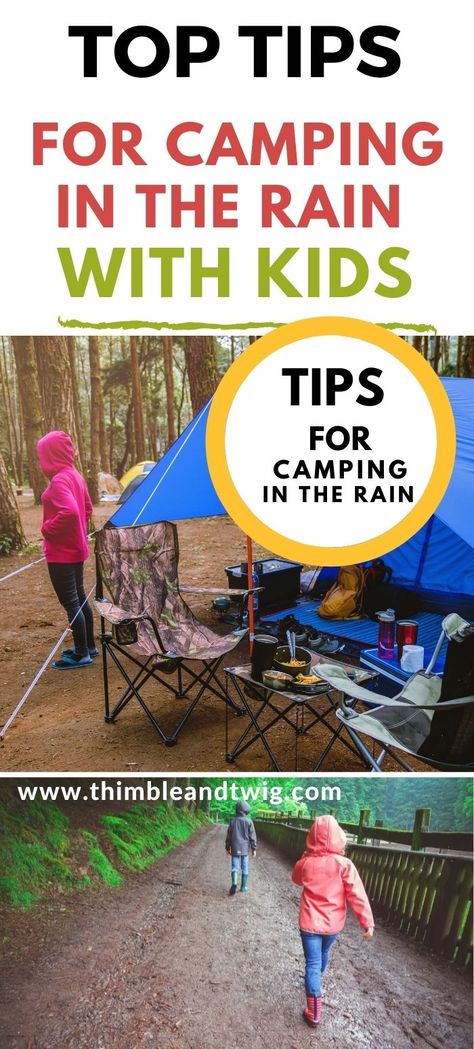 What to do if you're camping in the rain. Top tips for camping in bad weather Camping Cold Weather, Rainy Camping, Rain Activities, Tent Hacks, Best Family Tent, Hiking In The Rain, Activity Ideas For Kids, Camping Planning, Camping Activities For Kids