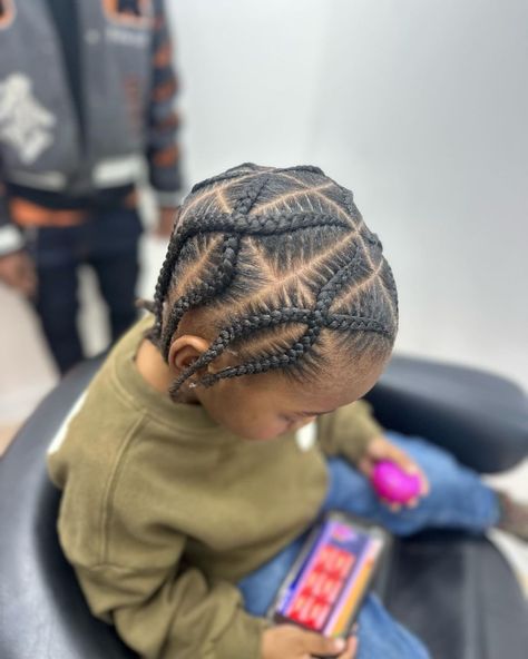 Monaca Rush | Little Boy Feeders ❗️ Pop Smoke CrissCross style! #stylesbymonaca #stitchbraids #kidsstyles #atlantastylist #atlquickweaves… | Instagram Simple Men Hairstyle, Pop Smock Braids Boys, Quick Boy Braid Hairstyles, Baby Boy Braids Toddler Hair Black, Braids On Toddler Boys, Mixed Toddler Hairstyles Boy, Braided Boys Hairstyles Kid Hair, Braids On Little Boys, Braids For Baby Boys