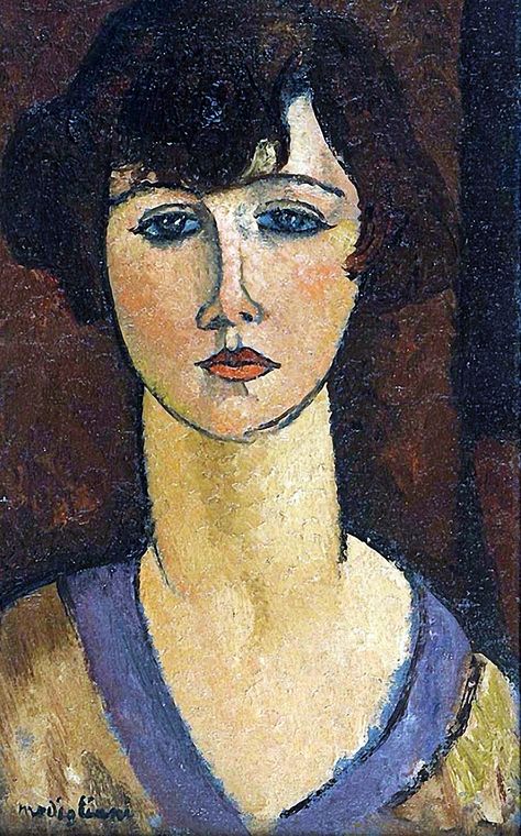 1920 Portrait, Modigliani Portraits, Modigliani Art, Famous Art Paintings, Modigliani Paintings, Amedeo Modigliani, Impressionist Paintings, Abstract Faces, Famous Art