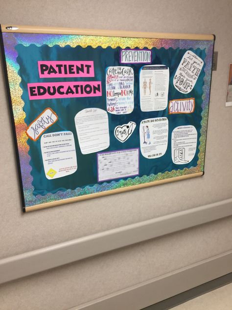 Doctors Office Bulletin Board Ideas, Unit Based Council Nursing Boards, Nurse Bulletin Board Ideas Hospital, Medical Office Bulletin Board Ideas, Nurse Break Room Ideas, Nursing Education Board Ideas, Hospital Bulletin Board Ideas, Nursing Bulletin Board Ideas Hospital, Nursing Home Decorating Ideas