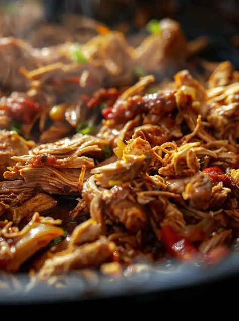 This Slow Cooker Sweet Chili Chicken is a delicious and easy-to-make meal that combines tender chicken with a flavorful, sweet, and tangy sauce Dirty Rice With Ground Beef, Rice With Ground Beef, Chicken Fajitas Recipe, Chicken Fajitas Crockpot, Slow Cooker Corned Beef, Sweet Chili Chicken, Fajitas Recipe, Ground Beef Recipe, Chicken Teriyaki Recipe