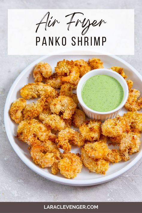 Panko Crusted Shrimp Air Fryer, Air Fryer Parmesan Shrimp Recipes, Air Fry Breaded Shrimp, Panko Prawns Recipe, Prawn Air Fryer Recipes, Air Fryer Fried Shrimp Recipes, Panko Shrimp Air Fryer, Panko Shrimp Recipes, Shrimp In Air Fryer Recipes