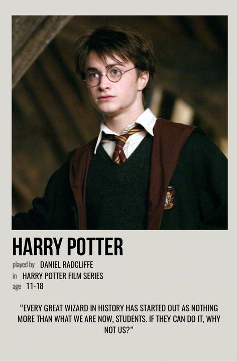 Harry Potter Movie Characters, Character Polaroid, Character Form, Daniel Radcliffe Emma Watson, Harry Potter Play, Movie Character Posters, Harry Potter Movie, Daniel Radcliffe Harry Potter, Fire Movie