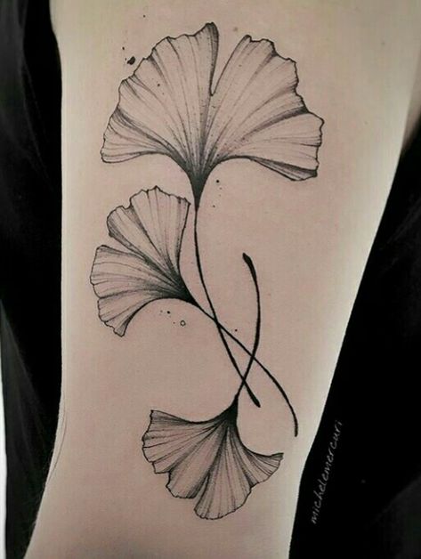 Nature Sister Tattoos, Ginko Leaf Tattoos Meaning, Ginko Biloba Tattoo, Ginko Leaf Tattoo, Ginko Leaf Tattoos, Ginko Biloba, Horoscope Tattoos, Old School Tattoo Designs, Botanical Tattoo